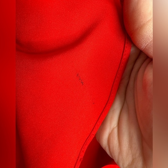 AMANDA‎ UPRICHARD Red Off-Shoulder Mini Dress Size Small Cocktail Party - Picture 8 of 8